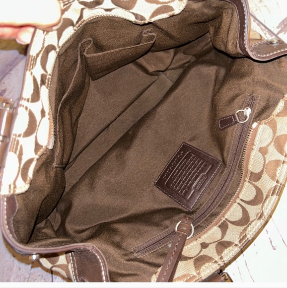 Brown coach purse like new - Picture 5 of 5